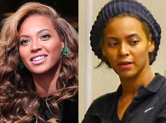 Beyoncé sem maquiagem Beyoncé sem maquiagem